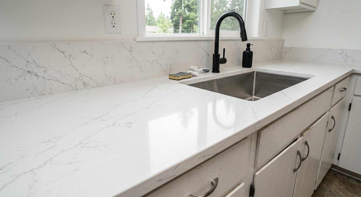 Countertop Before and After - after