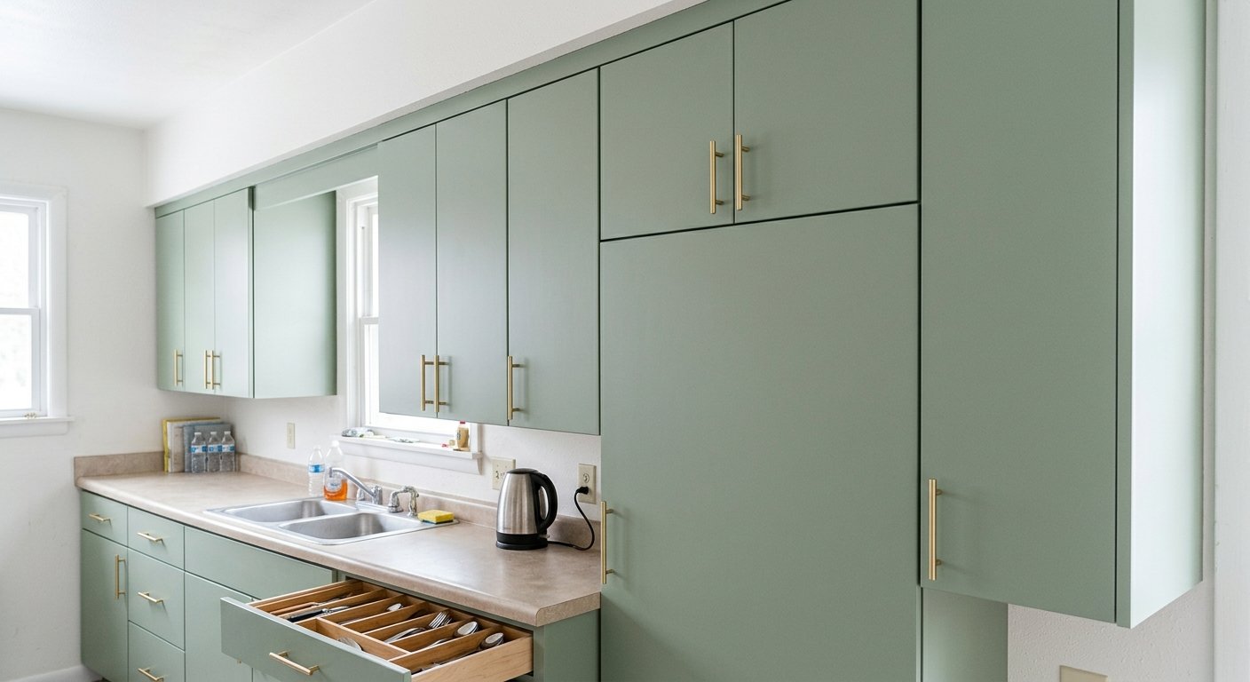 Kitchen Cabinet Before and After - after