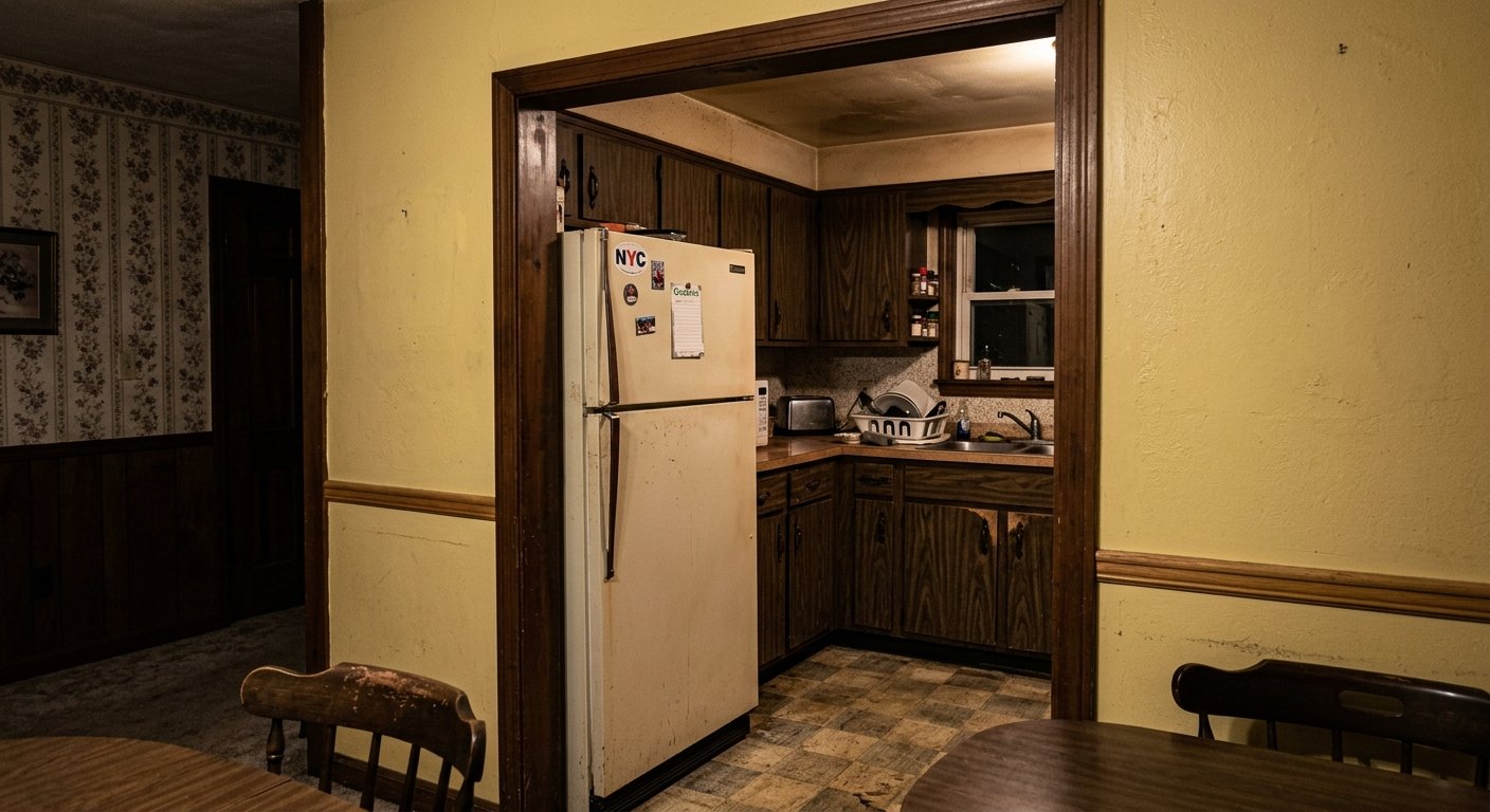 Kitchen Layout Before and After - before